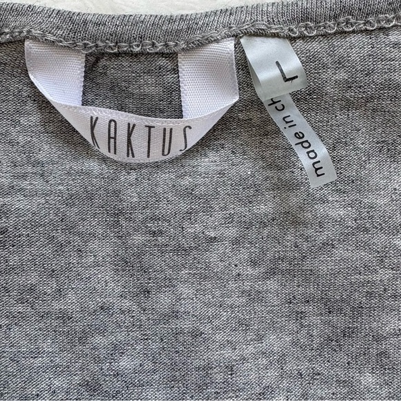 Kaktus 3/4 Length Sleeve Tunic Top Womens Large - Picture 3 of 7